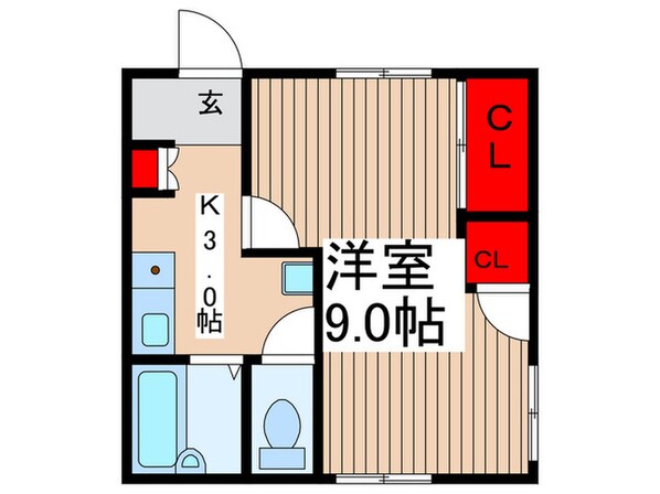 森コ－ポの物件間取画像